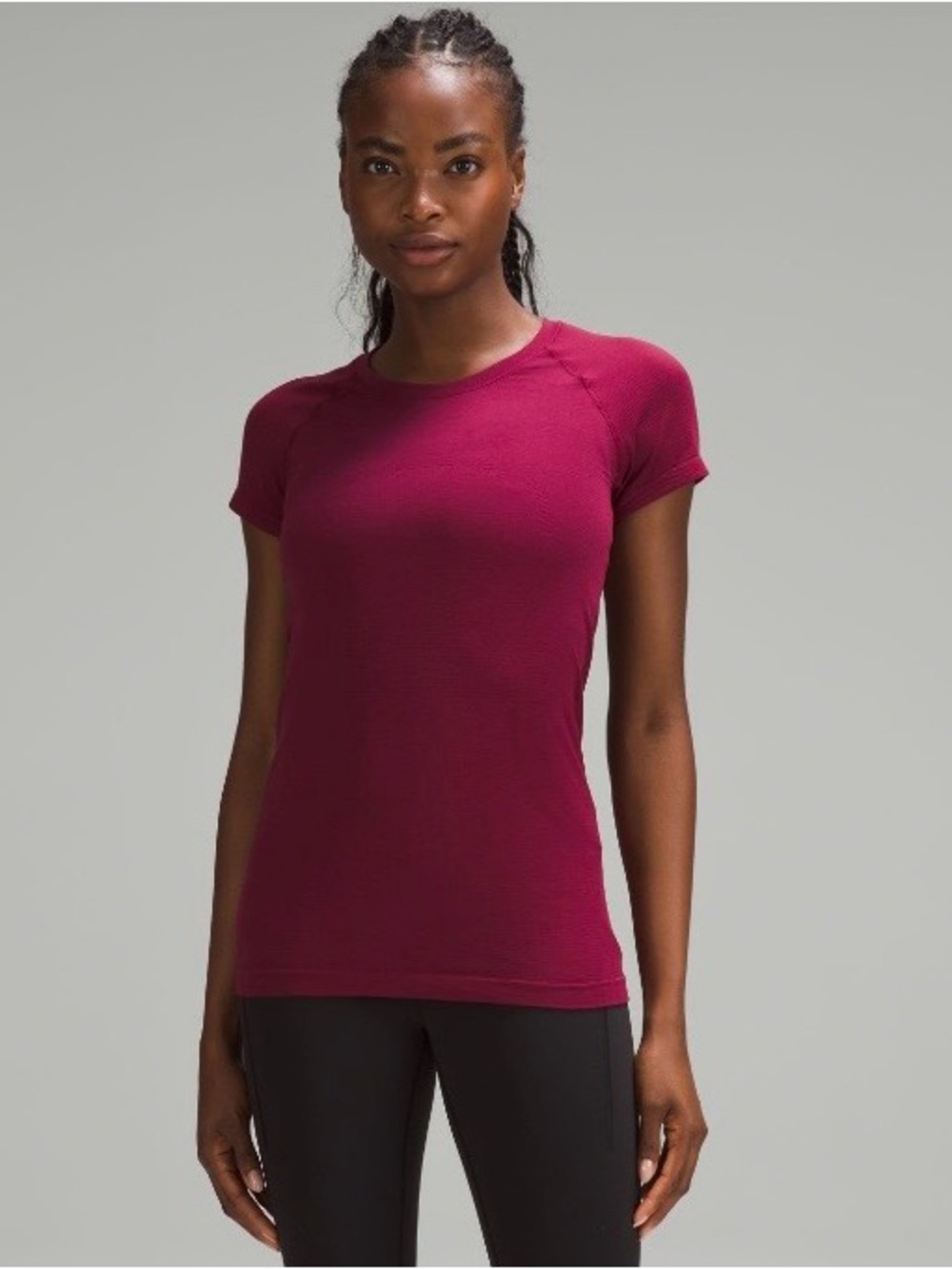 Lululemon Short Sleeve Crew Tee - Deep Luxe, Size L